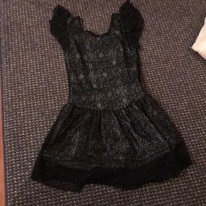 Girls fancy black dress